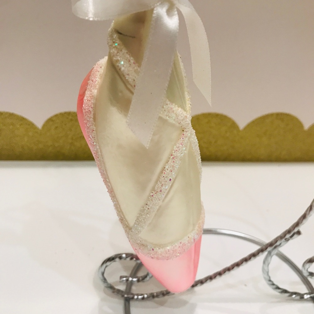 Vintage Ballet Slipper Christmas Ornament Germany